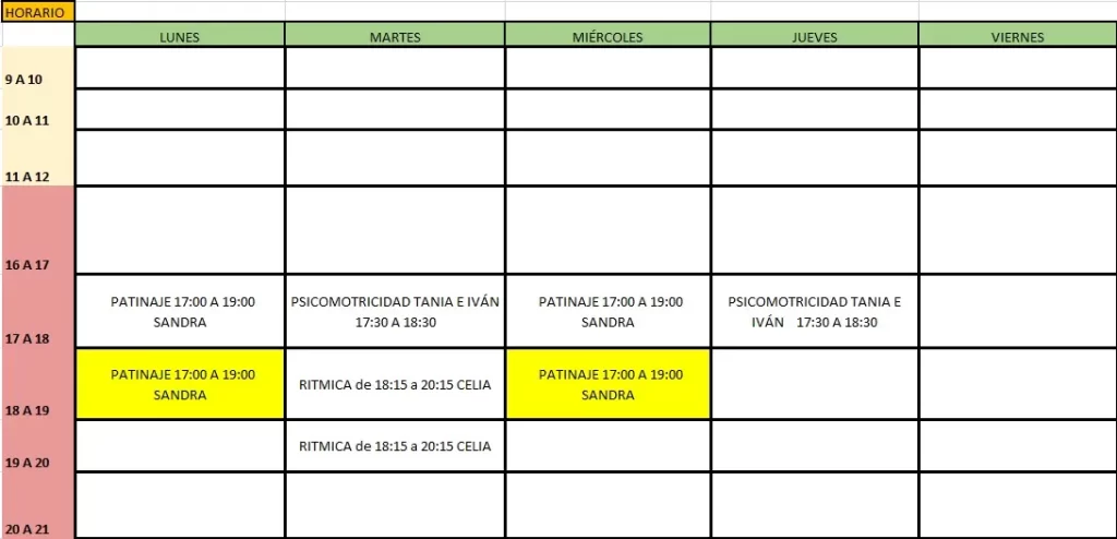 Extraescolares