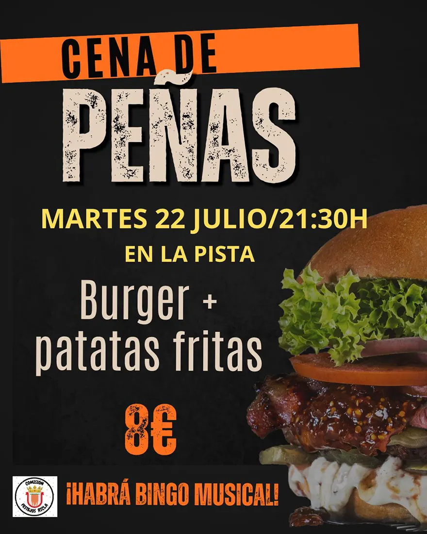 cena de peñas