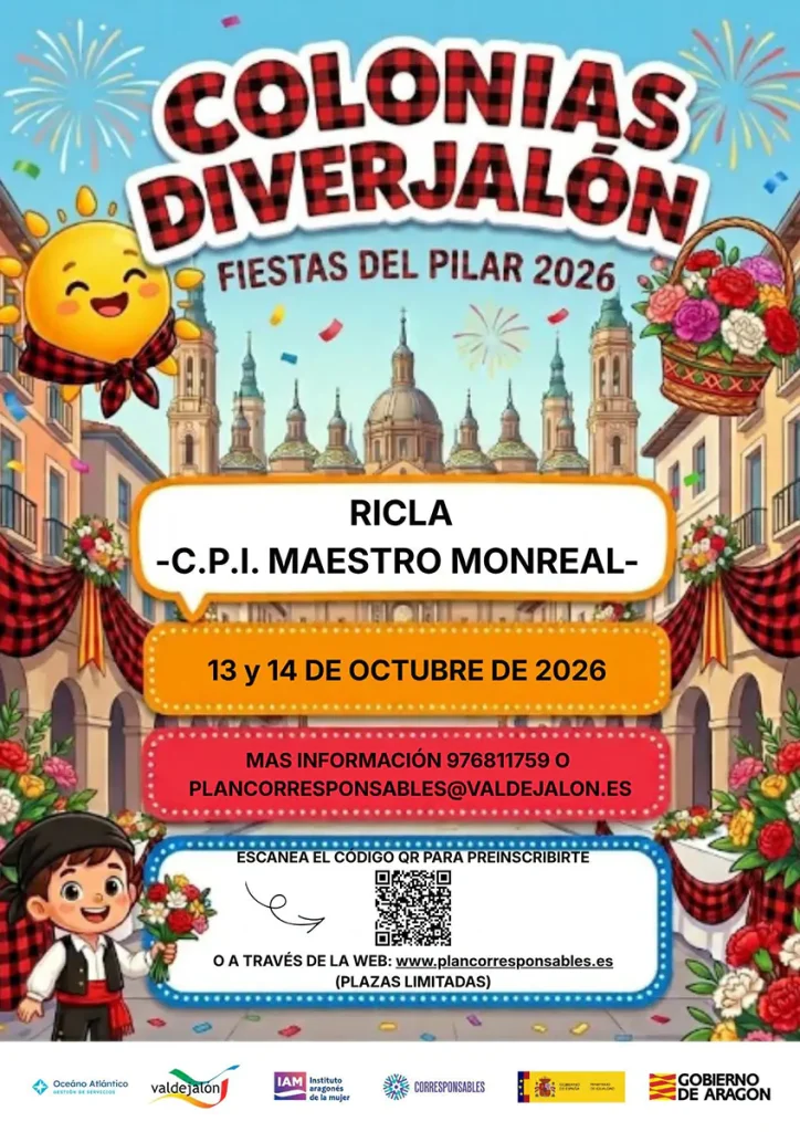 ¡COLONIAS DIVERJALÓN – PILAR 2026 EN RICLA!