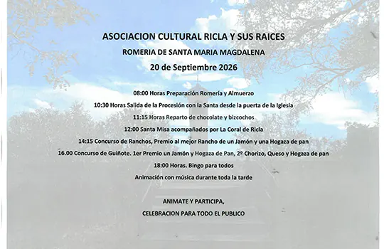 ROMERÍA SANTA MARÍA MAGDALENA